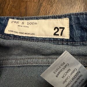 Rag & Bone Blue Denim Jeans